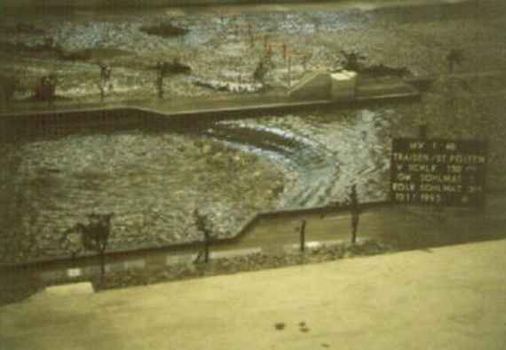 Flood in the physical model