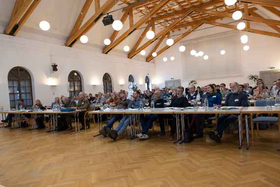 Voller Saal am Tag Aquakultur.