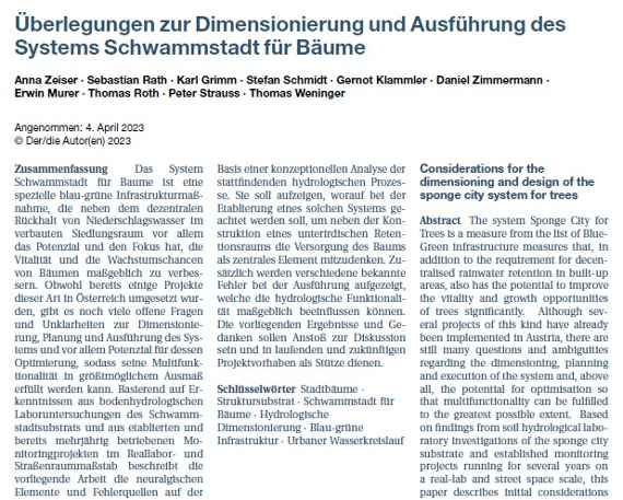 Titelseite des Artikels