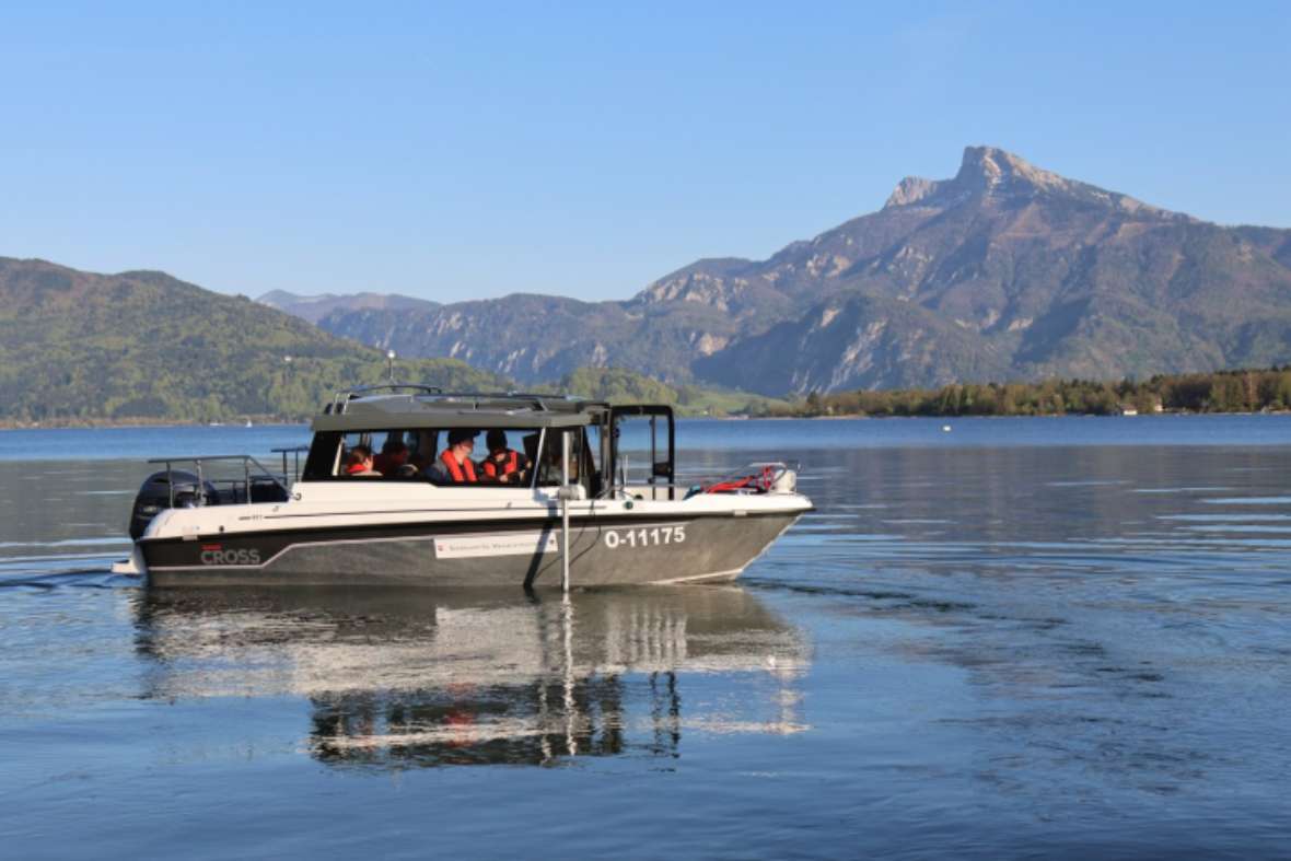 Boot am Mondsee vom Bundesamt für Wasserwirtschaft
