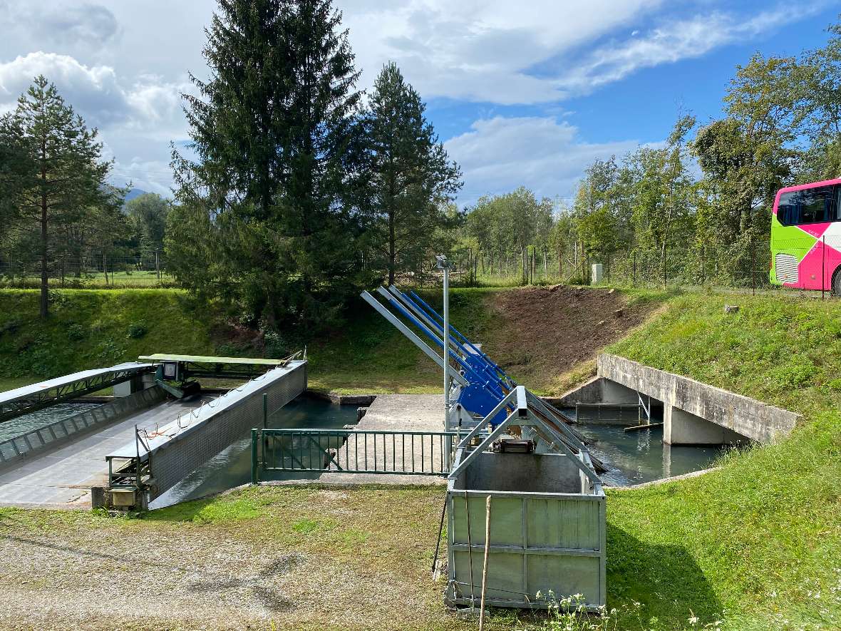 Einlaufbauwerk Friesach -  Glück Fischerei GmbH