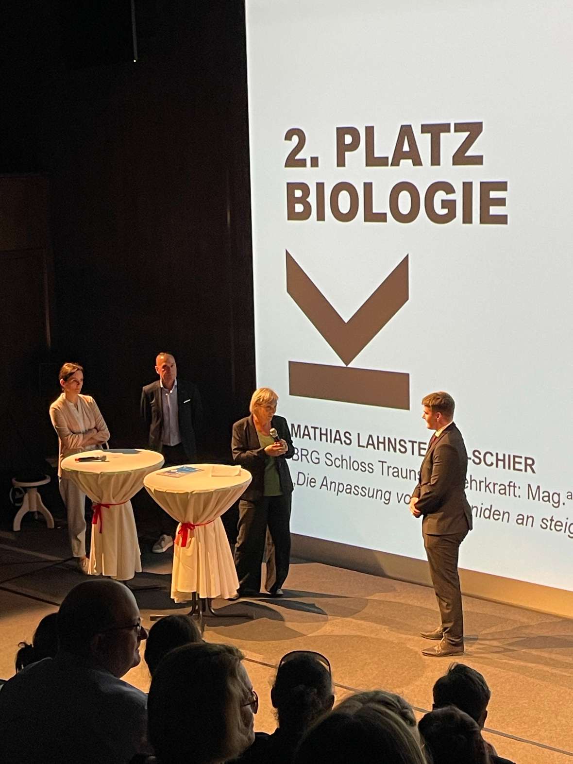Mathias Lahnsteiner bei der Verleihung des Fachpreises