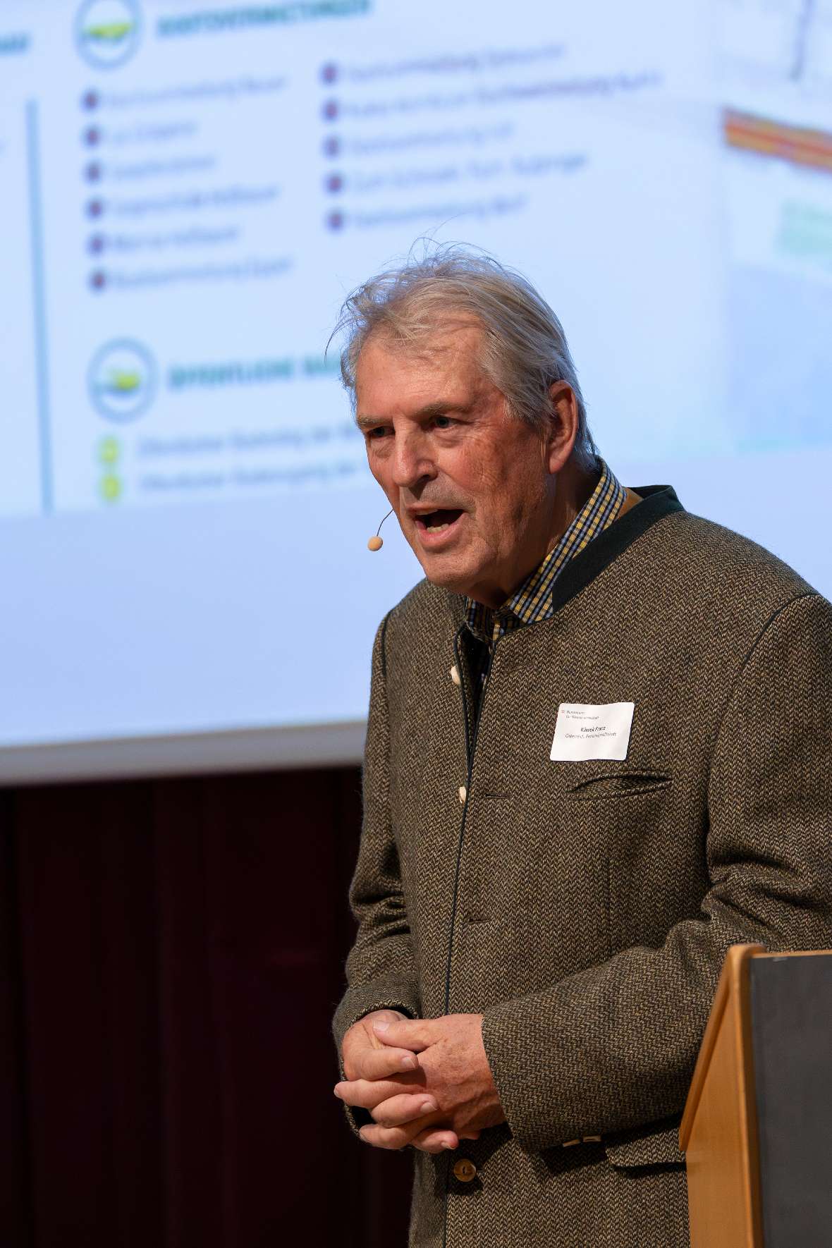 Franz Kiwek und Heinz Heistinger sprachen über Koi-Herpesvirus-Ereignis an der Alten Donau.